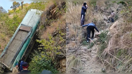 अल्मोड़ा में सड़क हादसा, खाई में गिरी यात्री बस; 7 की मौत, कई घायल
