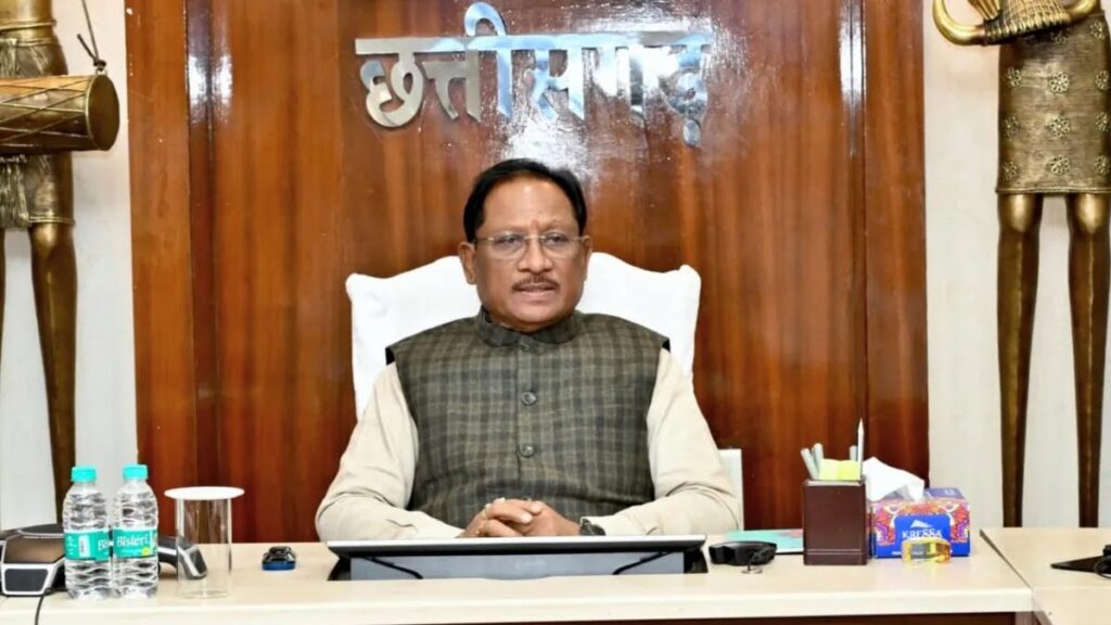 मुख्यमंत्री विष्णु देव साय ने की कैबिनेट की बैठक,