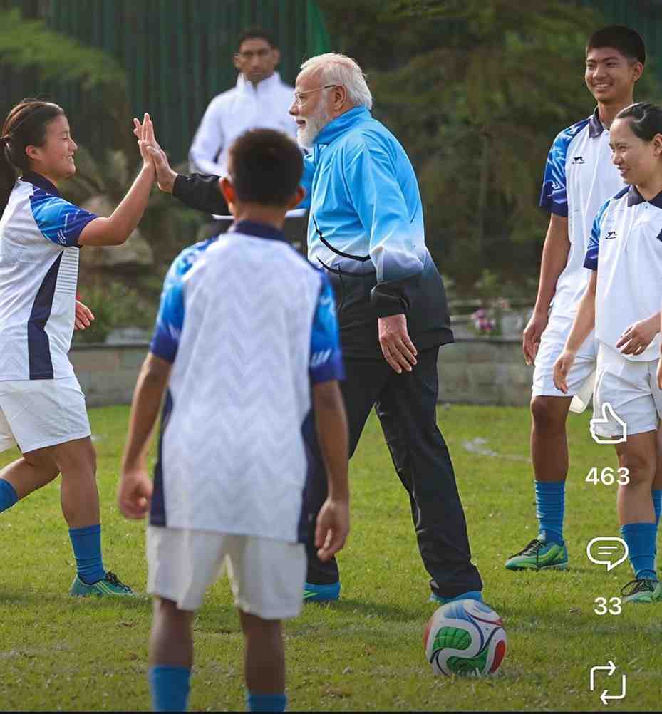 प्रधानमंत्री मोदी ने किया गंगटोक दौरा