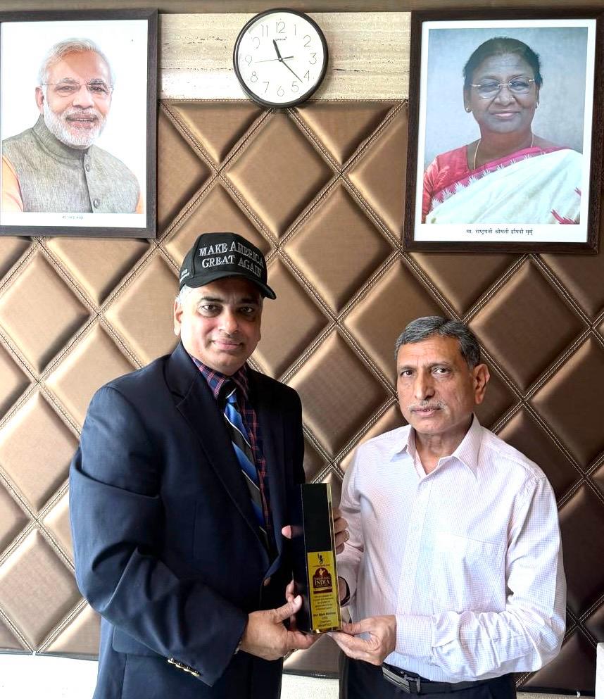 निकोला टेस्ला स्मार्ट सिटीज़:MAHAPREIT के पूर्व MD बिपिन श्रीमाली को एशिया लीडरशिप अवार्ड