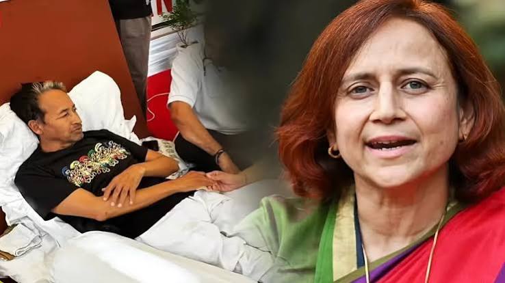 सोनम वांग्चुक :अनशन के पीछे सियासी खेल पत्नी की भूमिका,विदेशी फंडिंग सोनम वांग्चुक :अनशन के पीछे सियासी खेल पत्नी की भूमिका,विदेशी फंडिंग