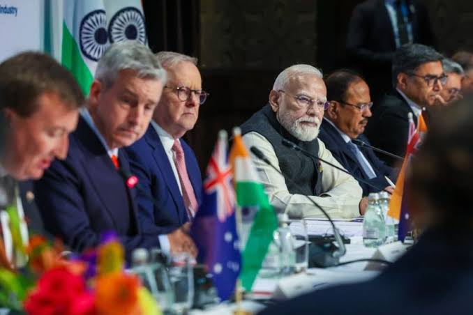 पीएम मोदी ने ऑस्ट्रेलियाई व्यापारियों से भारत में निवेश का आह्वान किया पीएम मोदी ने ऑस्ट्रेलियाई व्यापारियों से भारत में निवेश का आह्वान किया