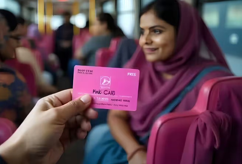 दिल्ली में महिलाओं के लिए डीटीसी बसों में पिंक कार्ड हुआ अनिवार्य