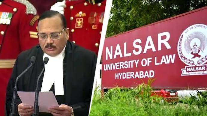 हैदराबाद: CJI सूर्यकांत को चीफ गेस्ट बनाए जाने पर छात्र विरोध हैदराबाद: CJI सूर्यकांत को चीफ गेस्ट बनाए जाने पर छात्र विरोध
