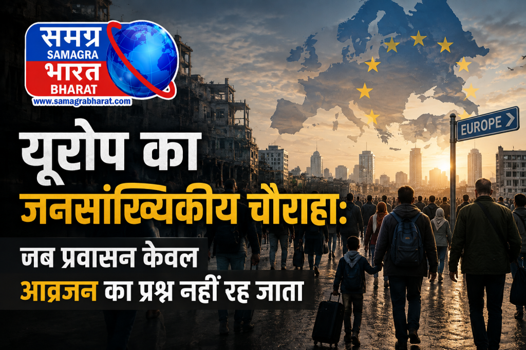 यूरोप का जनसांख्यिकीय चौराहा: जब प्रवासन केवल आव्रजन का प्रश्न नहीं रह जाता यूरोप का जनसांख्यिकीय चौराहा