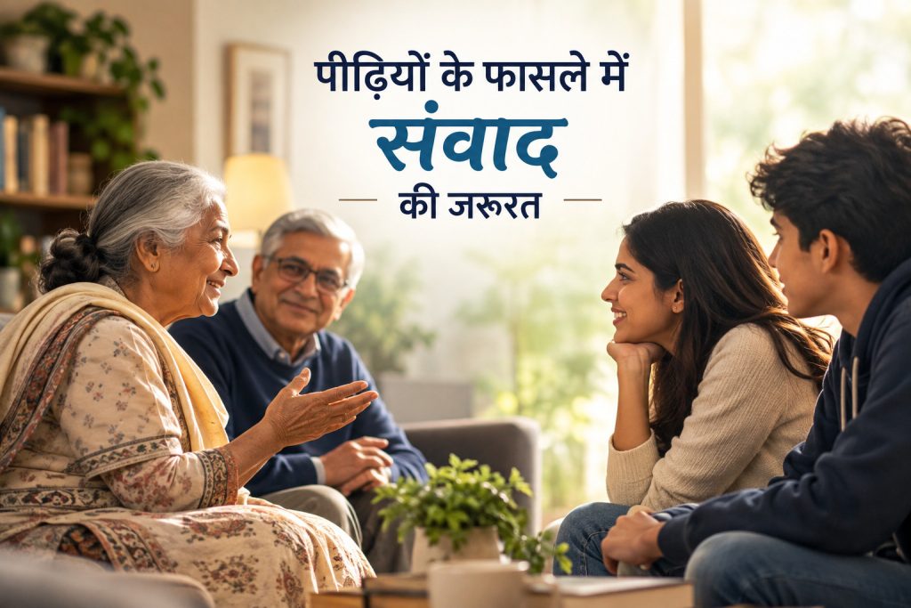 पीढ़ियों के फासले में संवाद की जरूरत