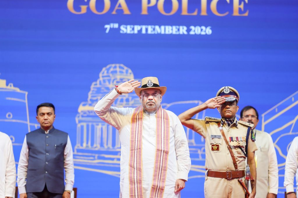 पणजी में गोवा पुलिस को मिला प्रेसिडेंट्स कलर