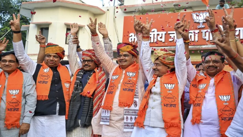 राजस्थान निकाय चुनाव में बीजेपी सबसे आगे