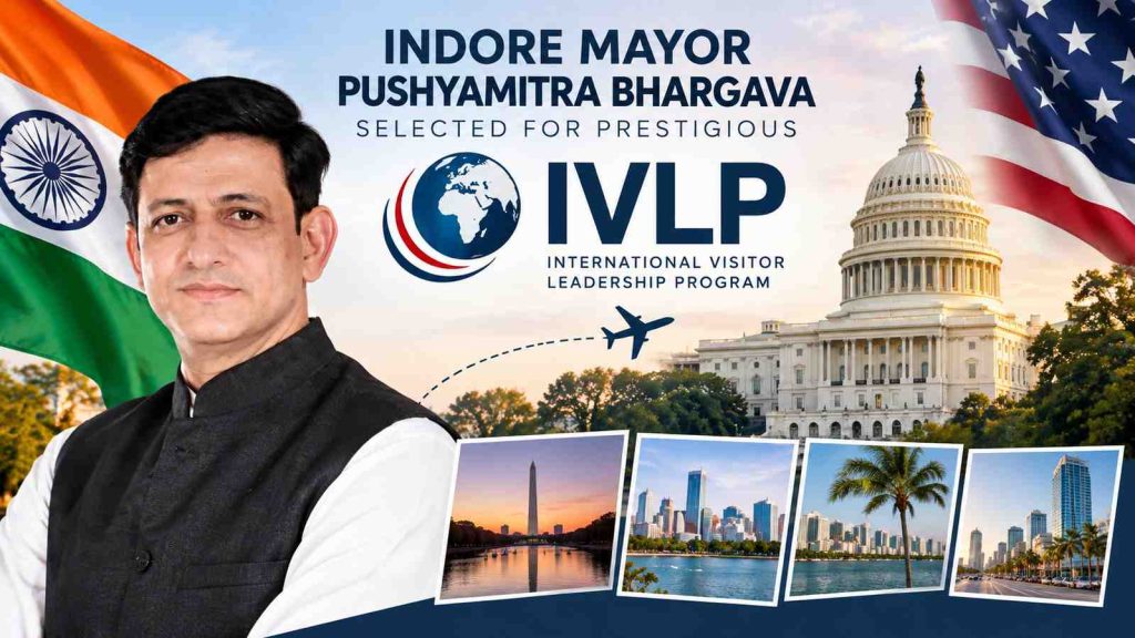 महापौर पुष्यमित्र भार्गव का IVLP के लिए चयन